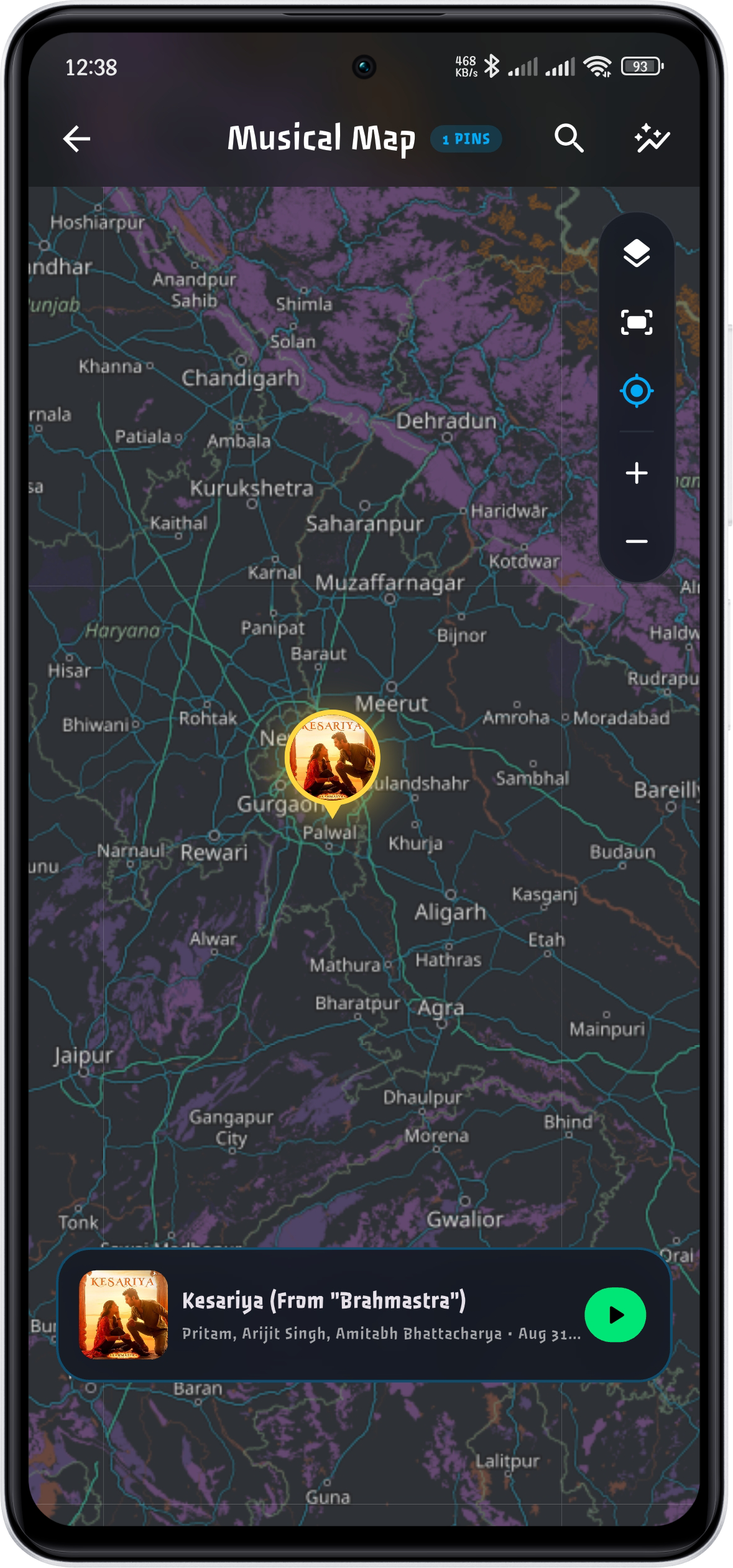 Musical Memory Map