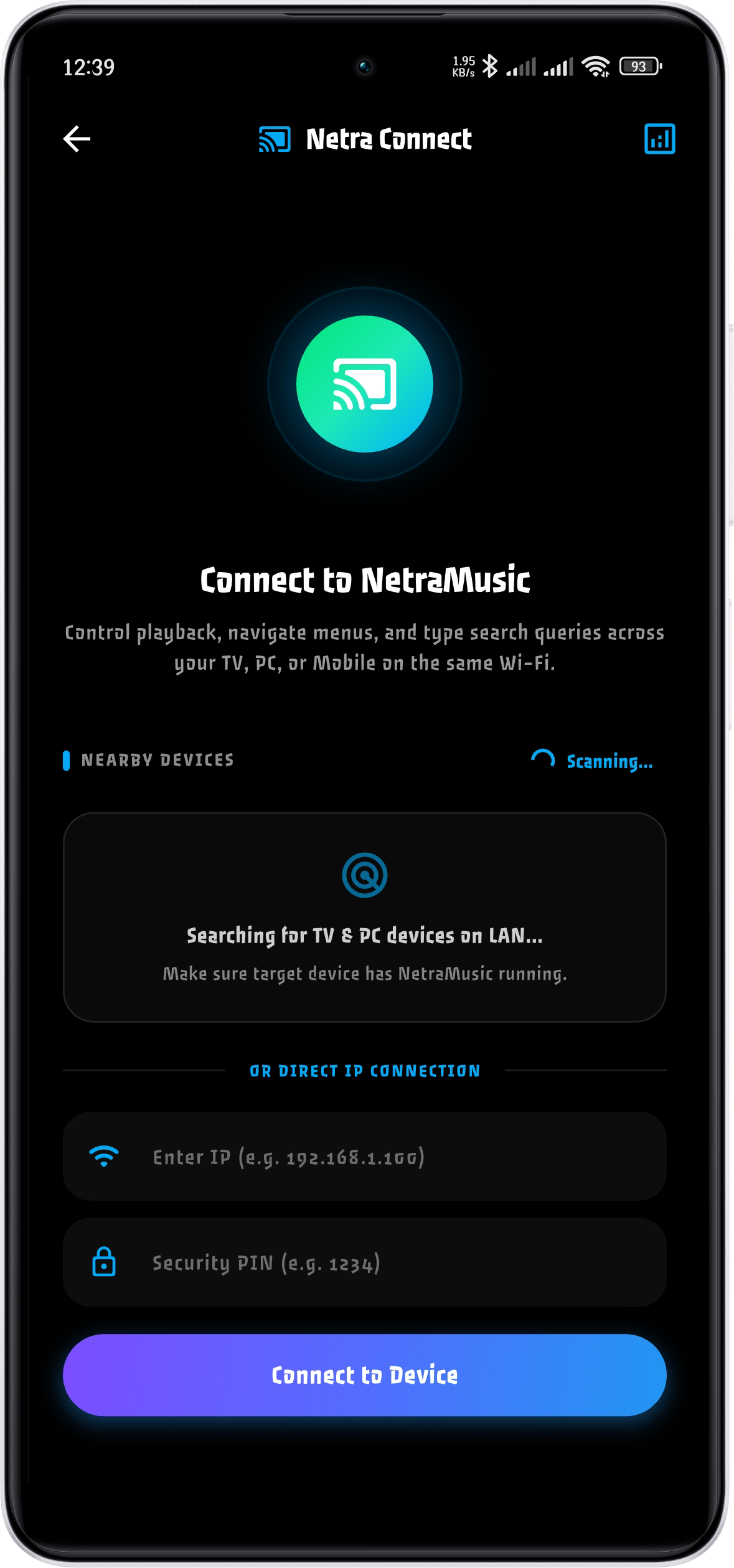 Netra Connect TV Remote